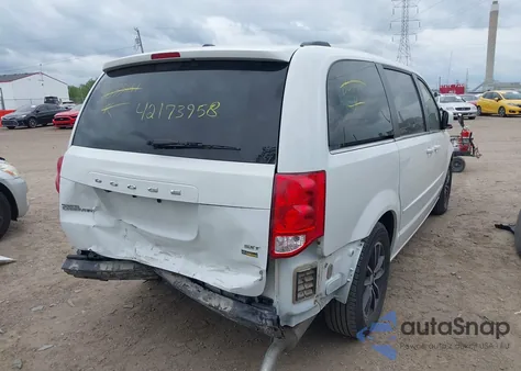 2017 Dodge Grand Caravan Sxt from USA, damaged, VIN 2C4RDGCG6HR863321